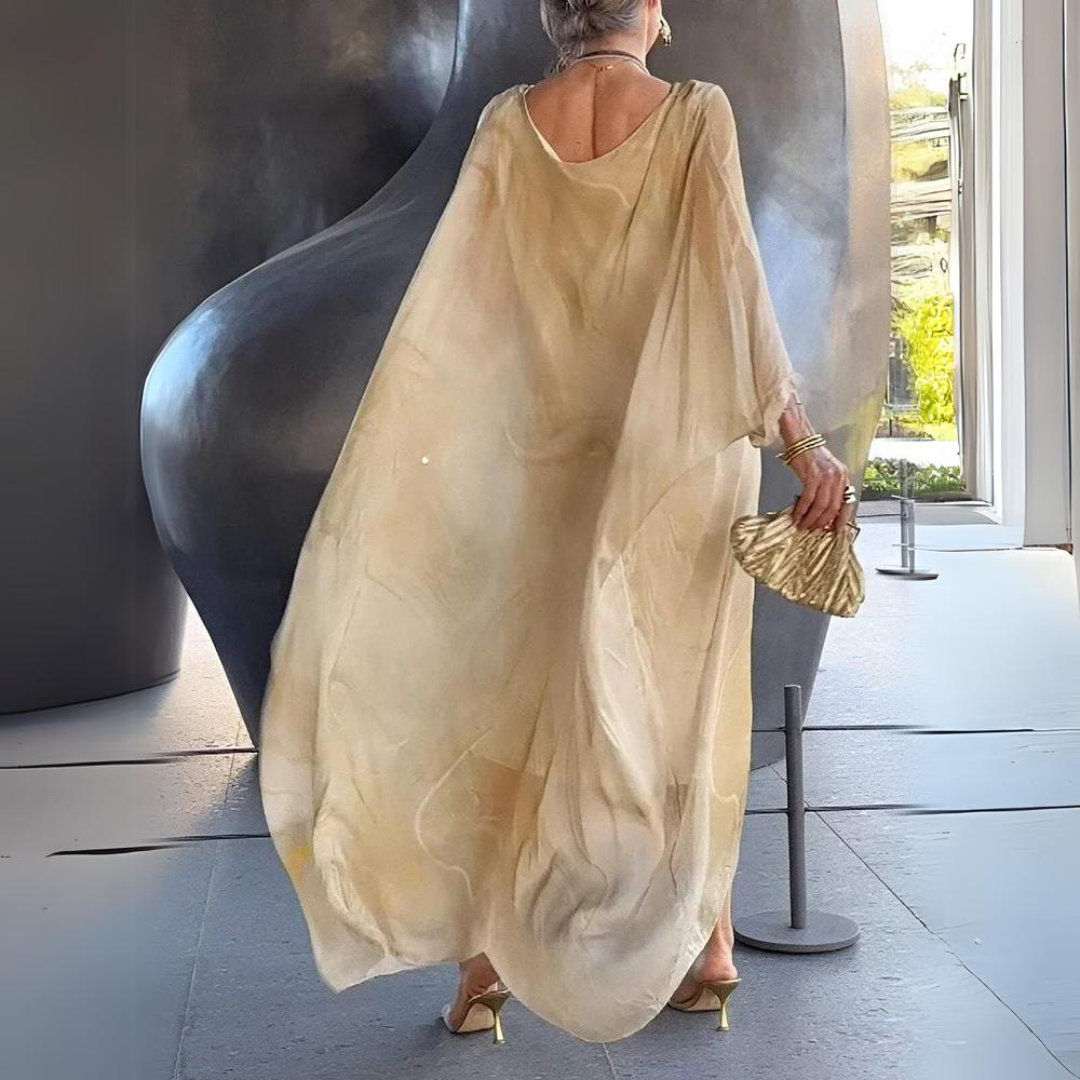 Giulia™ - Elegant Silk Chiffon Dress