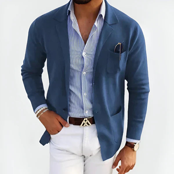 Benjamin - Raffinato cardigan a portafoglio