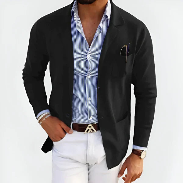 Benjamin - Raffinato cardigan a portafoglio