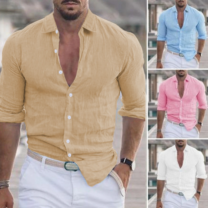 Linostyle™ - Camicia estiva in puro lino