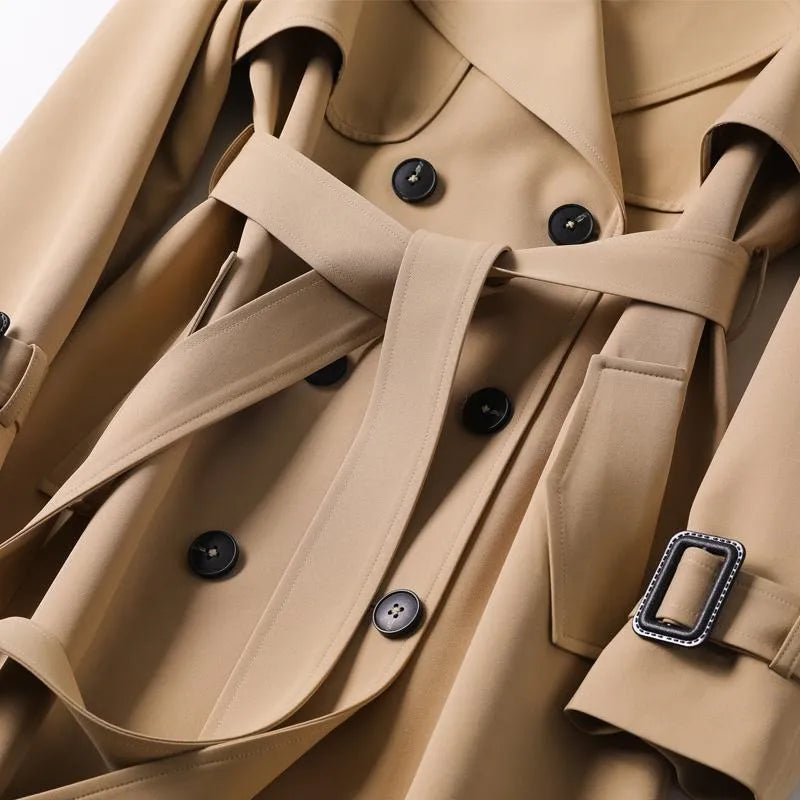 Amber™ - Classico Trench Coat Primaverile