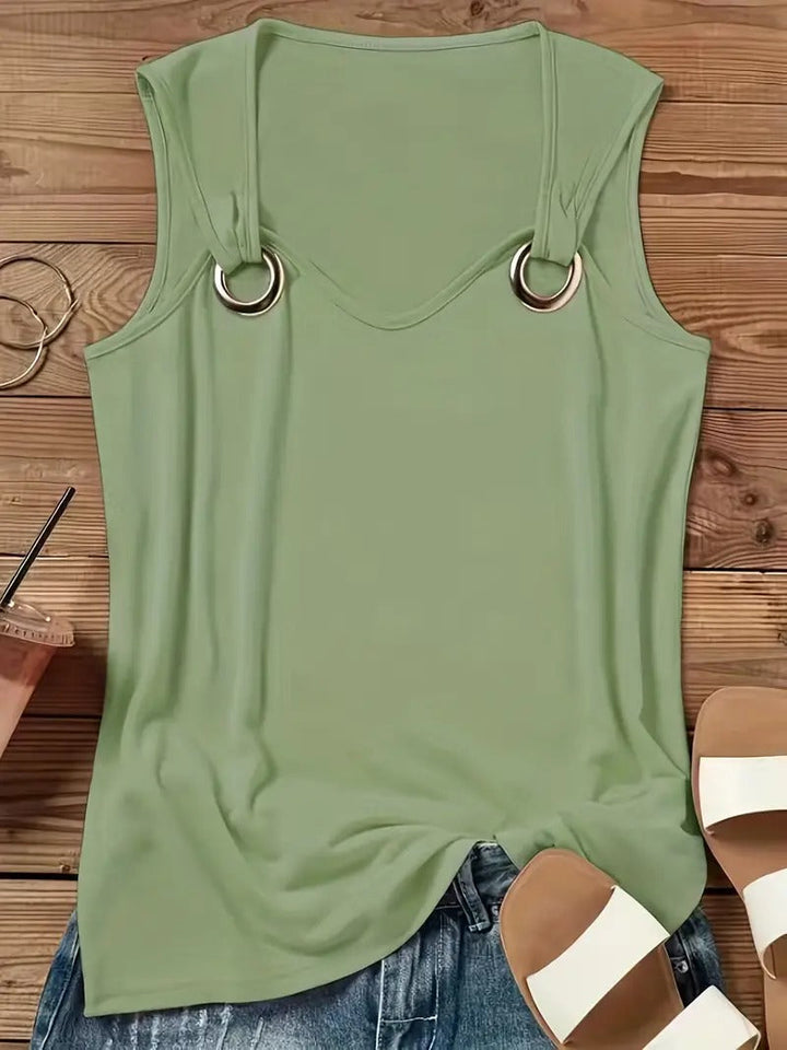 Vivid™ - Chic Sleeveless Summer Top