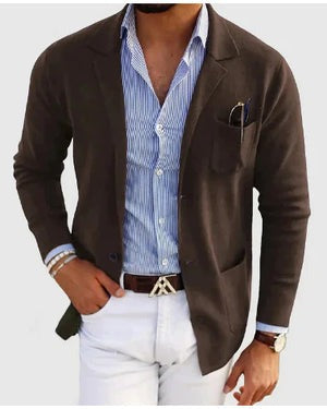 Benjamin - Raffinato cardigan a portafoglio