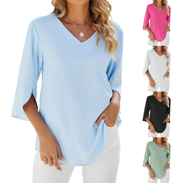 CARA™ - V-neck blouse