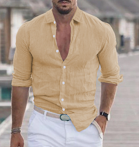 Linostyle™ - Camicia estiva in puro lino