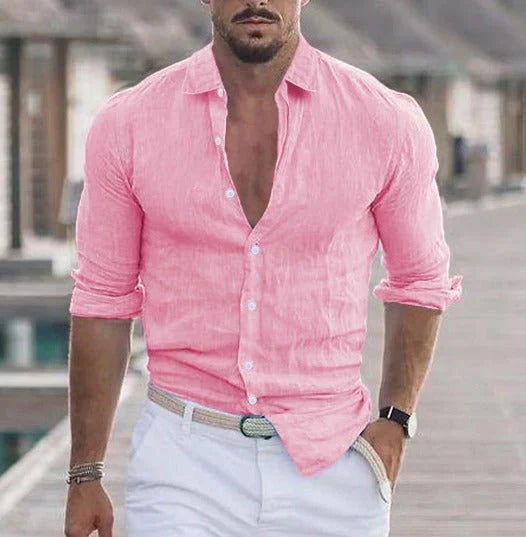 Linostyle™ - Camicia estiva in puro lino